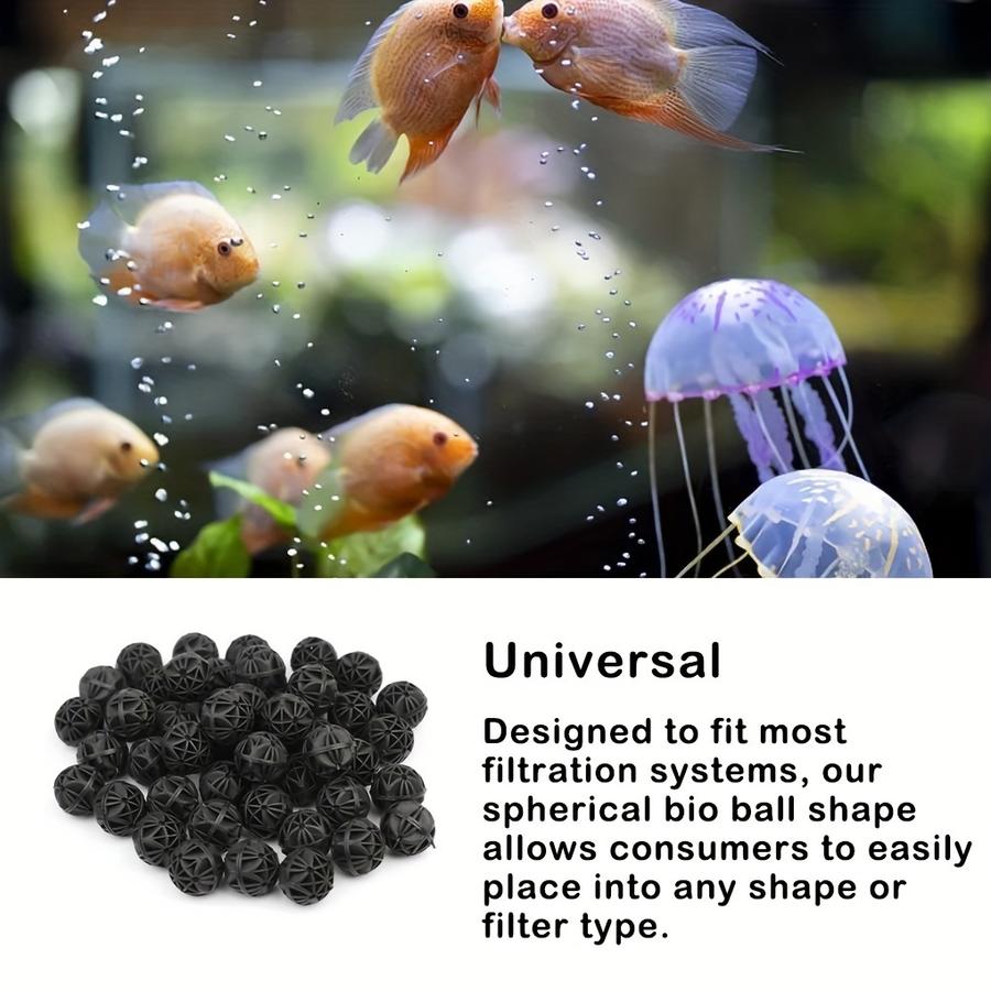 ลูกบอลไบโอสีดำสำหรับการกรองในต - Aquarium Fish Tank บทวิจารณ์และราคา