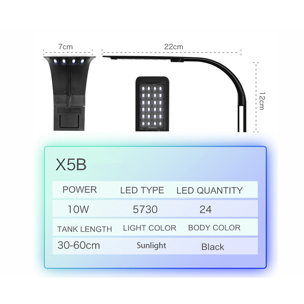 ไฟ LED สำหรับตู้ปลา 10W บางเฉี - Aquarium Light บทวิจารณ์และราคา