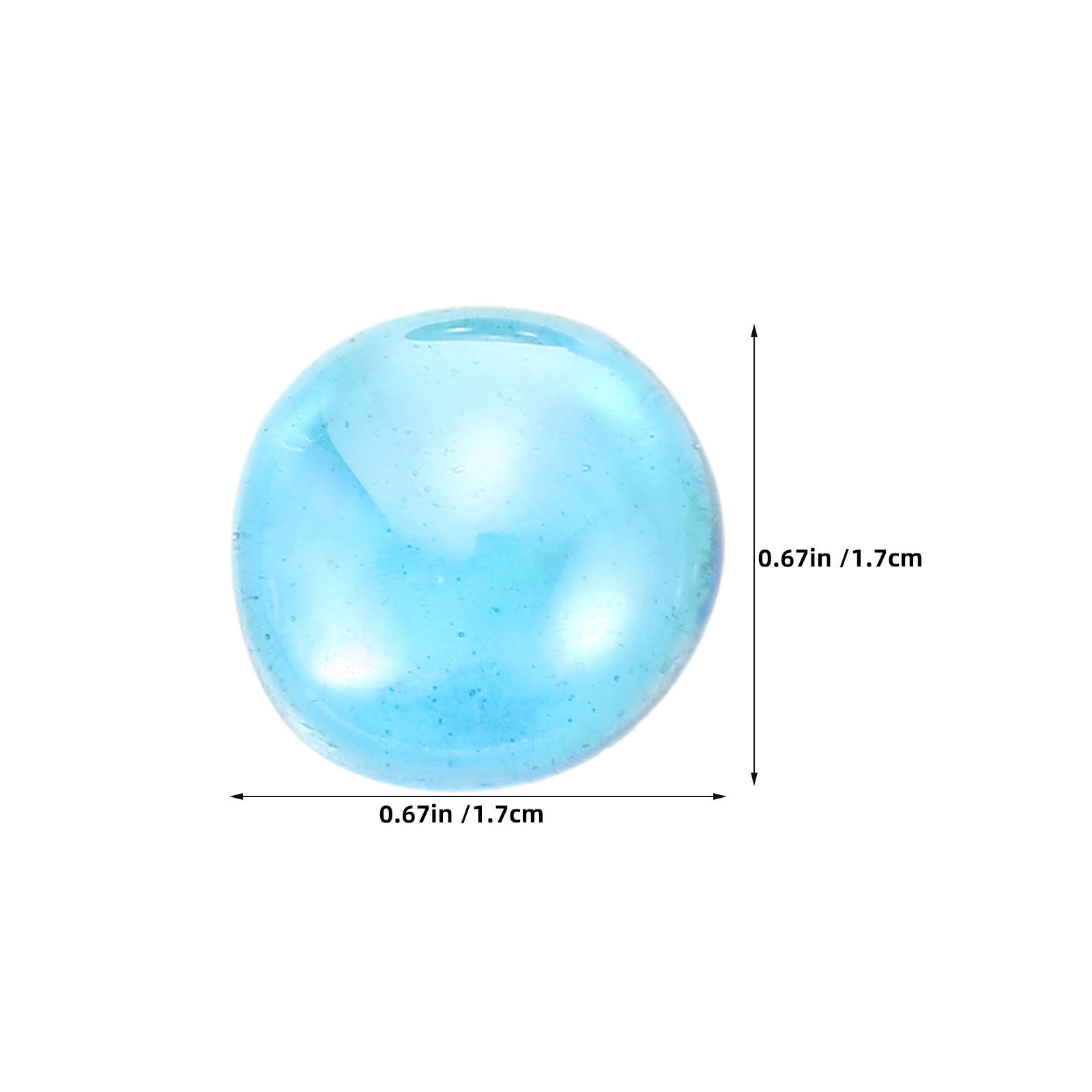 1 ถุง ลูกปัดแก้วแบน ลูกแก้วใสแ - Aquarium Decor บทวิจารณ์และราคา