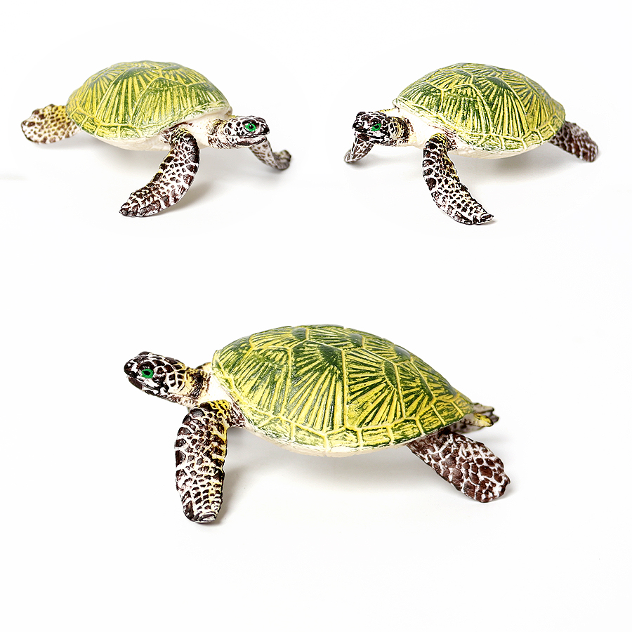 โมเดลเต่าทะเลขนาดเล็กเหมือนจริ - Aquarium Decor บทวิจารณ์และราคา
